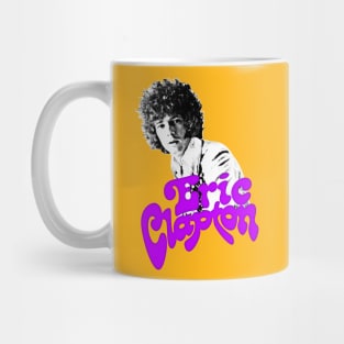 Eric Clapton / Retro Style Fan Art Design Mug